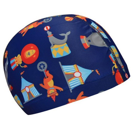 Cressi TAGO Swim cap Spandex Junior Blue/Azure - Cuffia da Nuoto per Ragazzi in Spandex, Blu/Azzurro, Taglia Unica