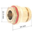 PRESSACAVO OTTONE 5/8" PER FARO PAR56 - POOL'S - immagine 3