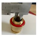 PRESSACAVO OTTONE 5/8" PER FARO PAR56 - POOL'S - immagine 4