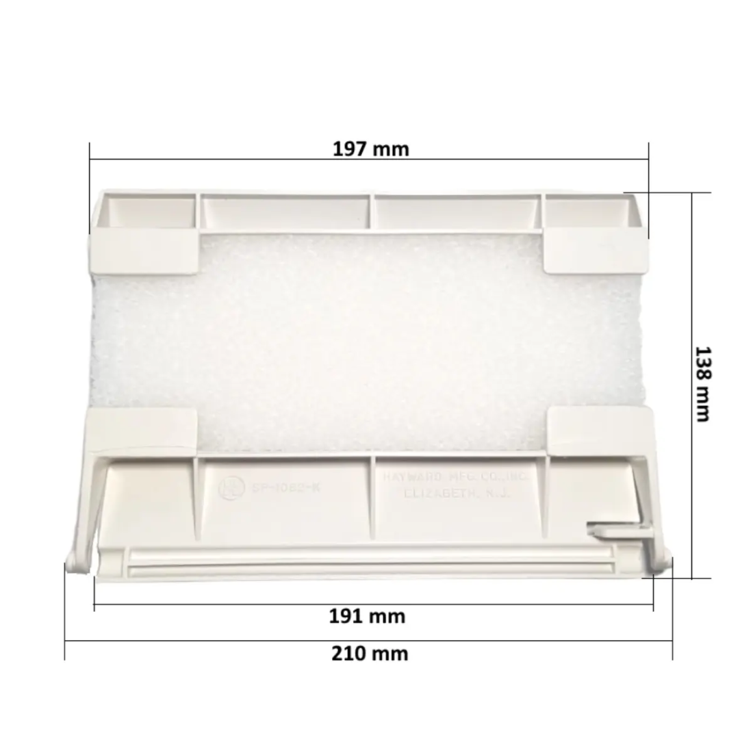 Hayward SPX3000MDI Cestello Prefiltro Per Pompe Piscina RS II E SUPER II – Ricambio Originale ABS Bianco